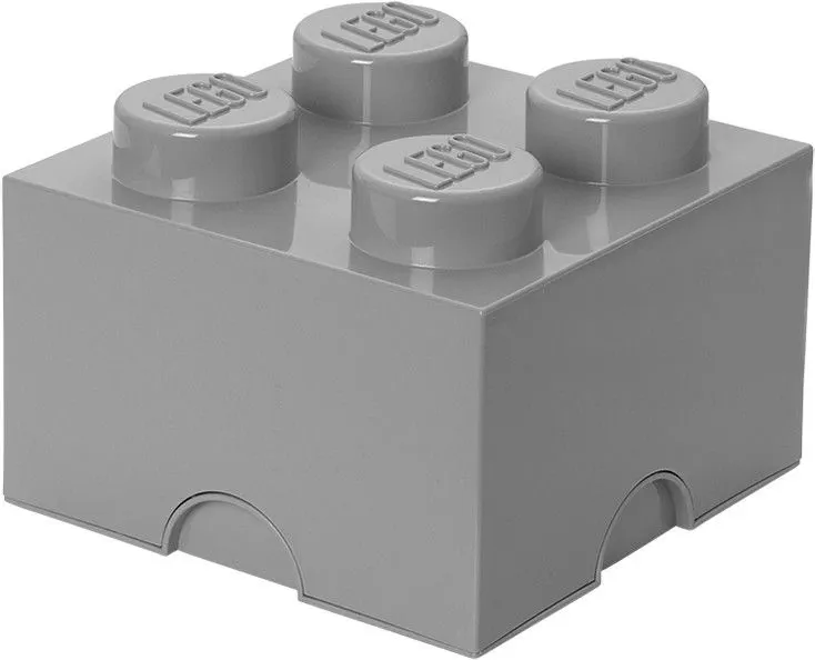 LEGO Úložný box 25x25x18 cm šedá